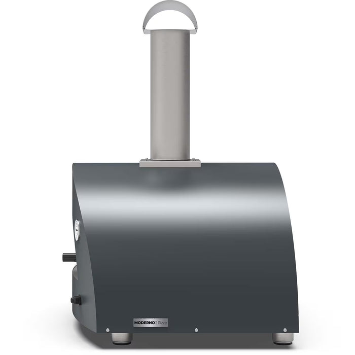 Alfa Moderno 2 Pizze Gas Pizza Oven - Anthracite Grey