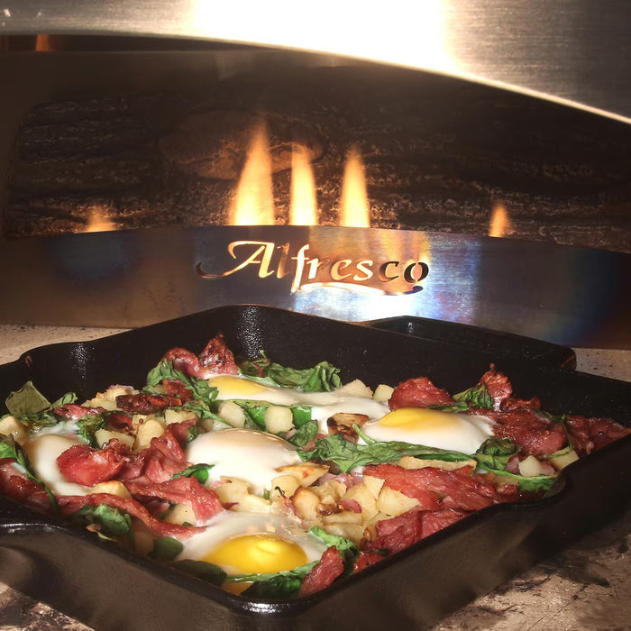 Alfresco 30-Inch Countertop Outdoor Pizza Oven Plus in Raspberry Red - AXE-PZA-S3027