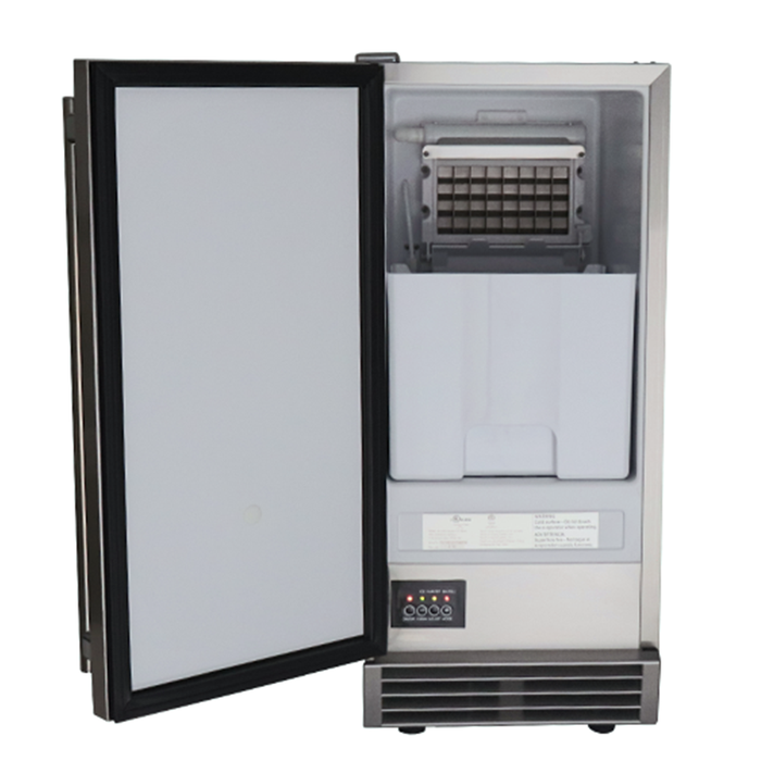 RCS 44 Lb. 15-Inch Outdoor Rated Ice Maker With Gravity Drain - REFR3