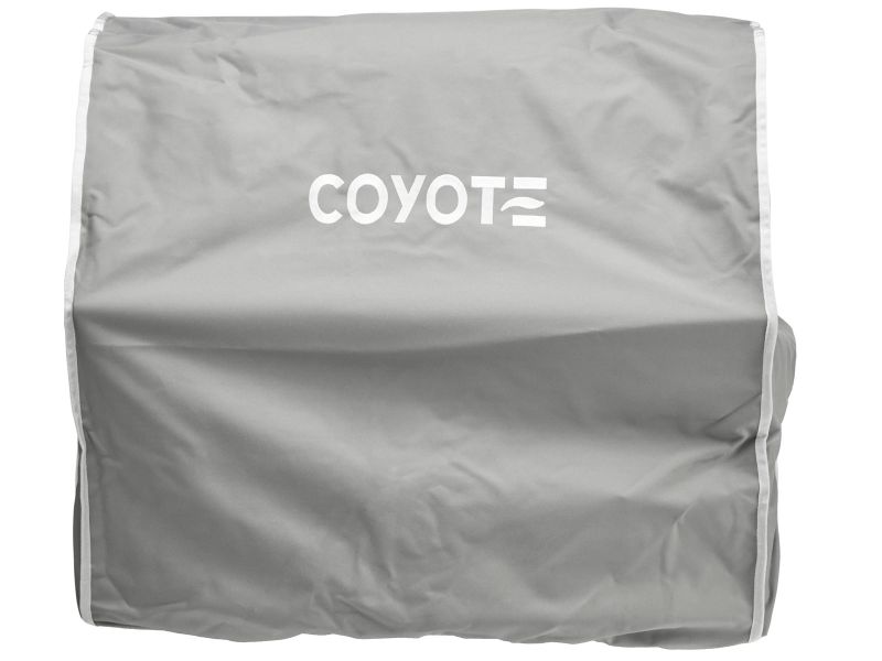 Coyote Vinyl Light Gray Asado Smoker Cover