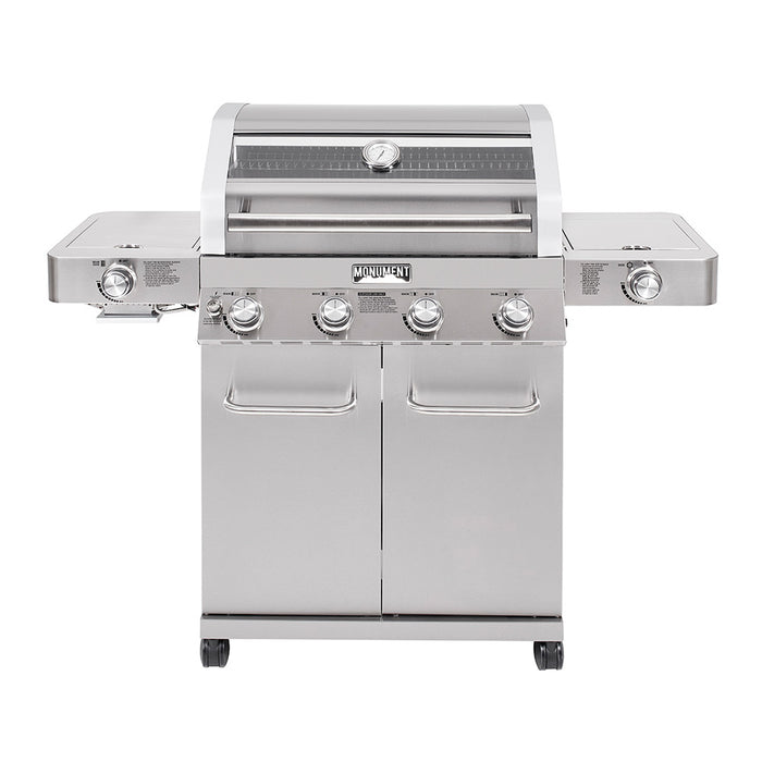 Monument Grills 4 Burner Clearview Stainless Steel Propane Gas Grill - 35633