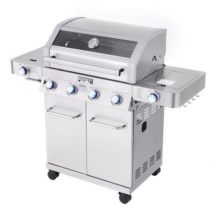 Monument Grills 4 Burner Clearview Stainless Steel Propane Gas Grill - 35633