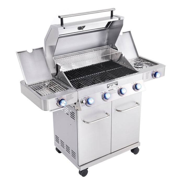 Monument Grills 4 Burner Clearview Stainless Steel Propane Gas Grill - 35633