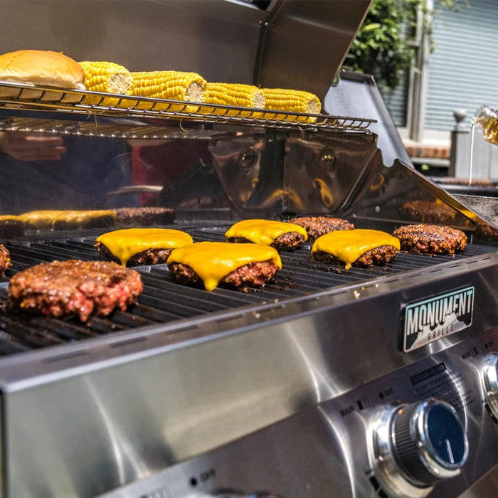 Monument Grills 4 Burner Clearview Stainless Steel Propane Gas Grill - 35633