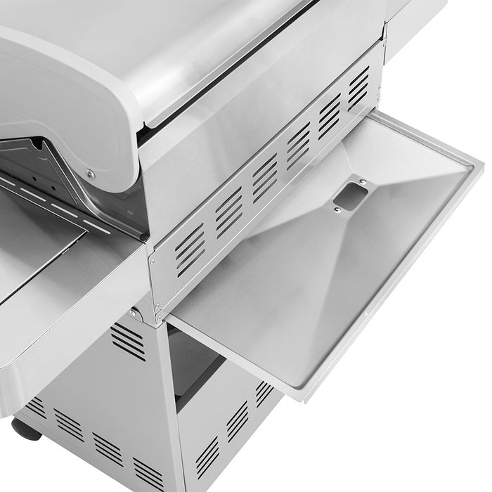 Monument Grills 4 Burner Clearview Stainless Steel Propane Gas Grill - 35633