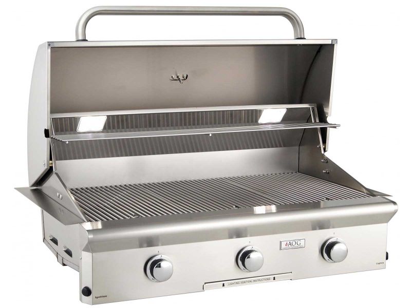 American Outdoor Grill L-Series 36-Inch 3-Burner Built-In Natural Gas Grill - 36NBL-00SP