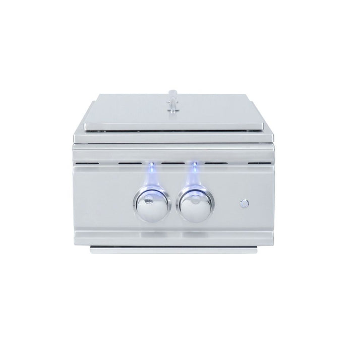 RCS Pro Series Built-In Power Burner W/ Stainless Steel Lid - RSB3A
