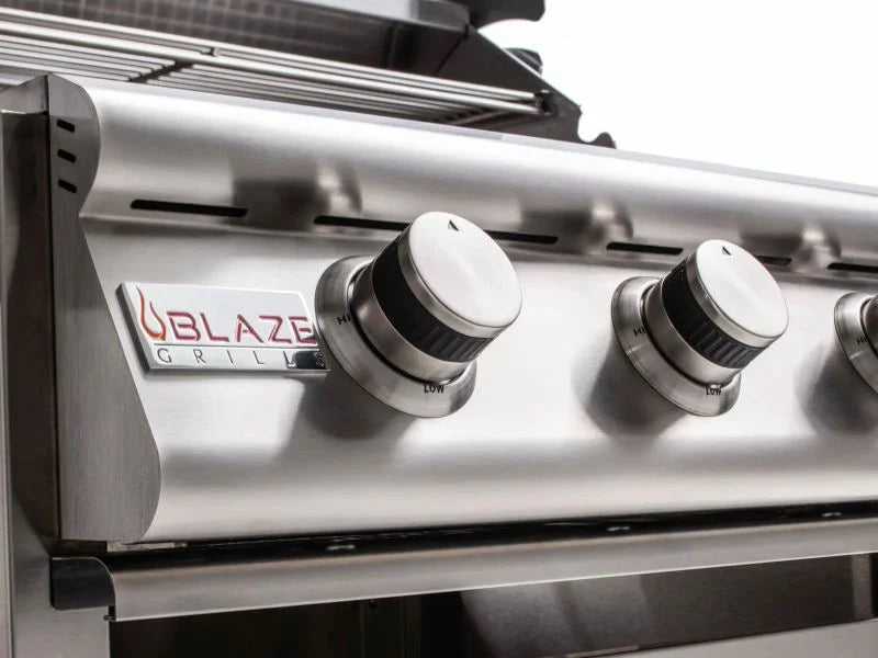 Blaze LBM 32-Inch 4-Burner Natural Gas Grill - BLZ-4LBM+BLZ-4-CART-SC