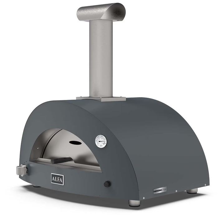 Alfa Moderno 2 Pizze Gas Pizza Oven - Anthracite Grey