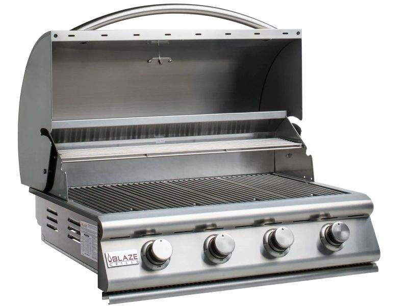 Blaze Prelude LBM 32-Inch 4-Burner Built-In Gas Grill - BLZ-4LBM