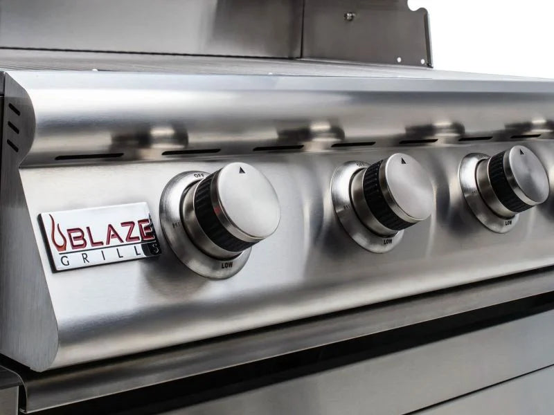 Blaze LBM 32-Inch 4-Burner Natural Gas Grill - BLZ-4LBM+BLZ-4-CART-SC