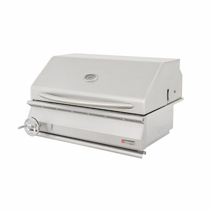RCS Premier Built-In Stainless Steel 32-Inch Charcoal Grill - RJCC32A
