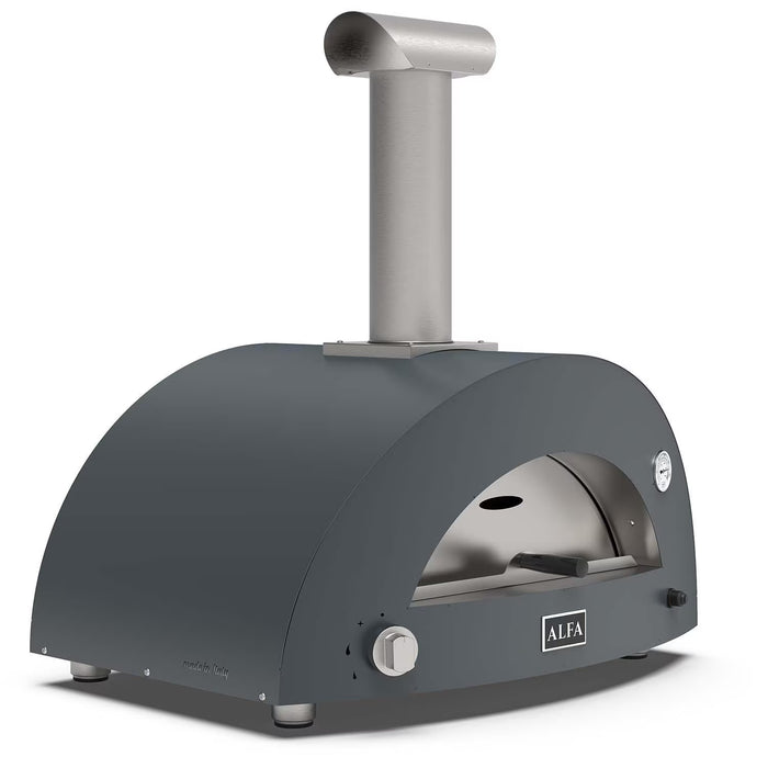 Alfa Moderno 2 Pizze Gas Pizza Oven - Anthracite Grey