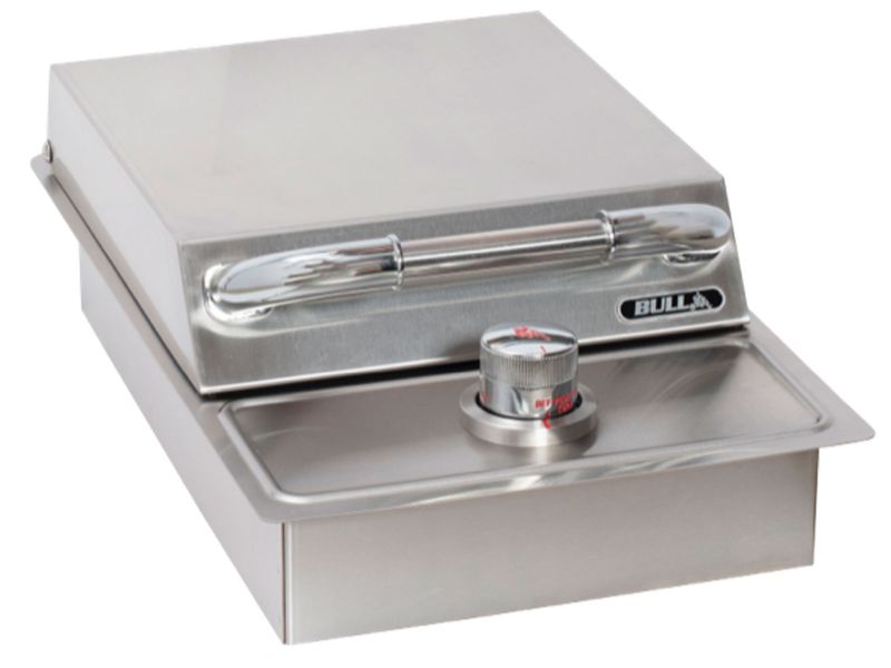 Bull Drop-In Gas Single Side Burner W/ Stainless Steel Lid