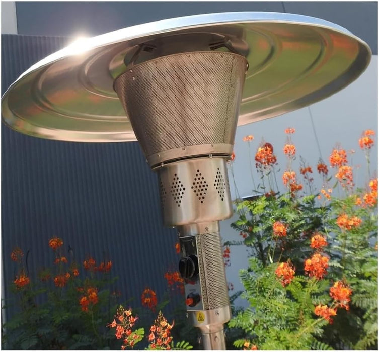 AZ Patio Heaters Commercial Patio Heater in Stainless Steel