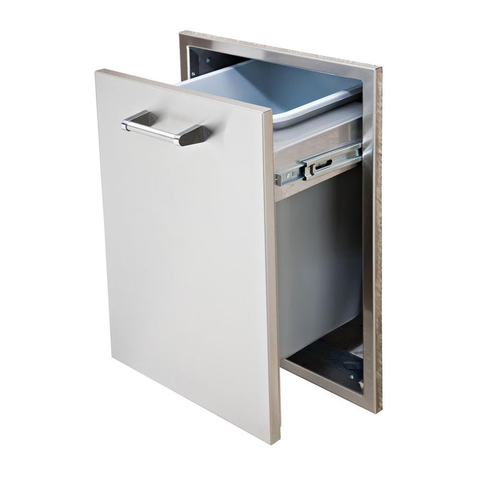 Delta Heat 18-Inch Roll-Out Stainless Steel Trash Bin
