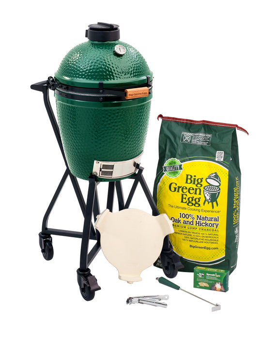 Medium Big Green Egg in an intEGGrated Nest+Handler Package