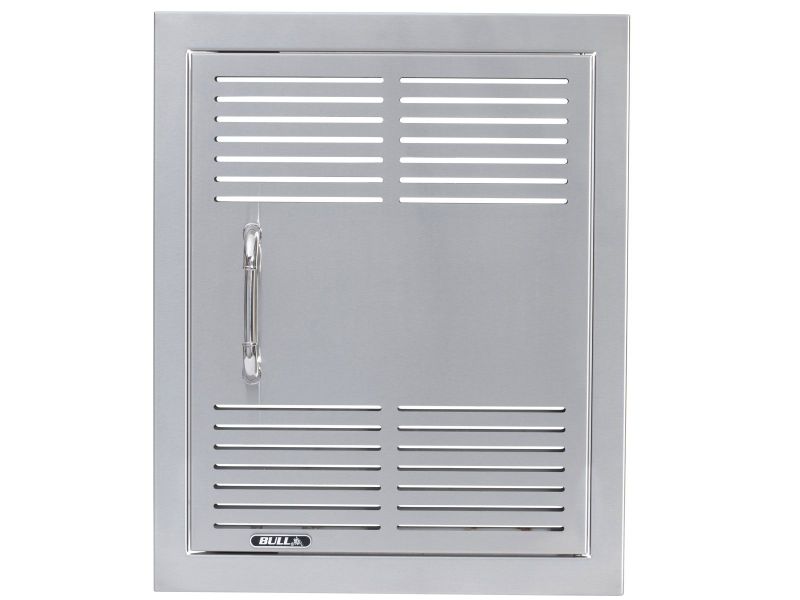 Bull 18-Inch Dual Lined Vented Single Vertical Access Door with Reveal - 90000