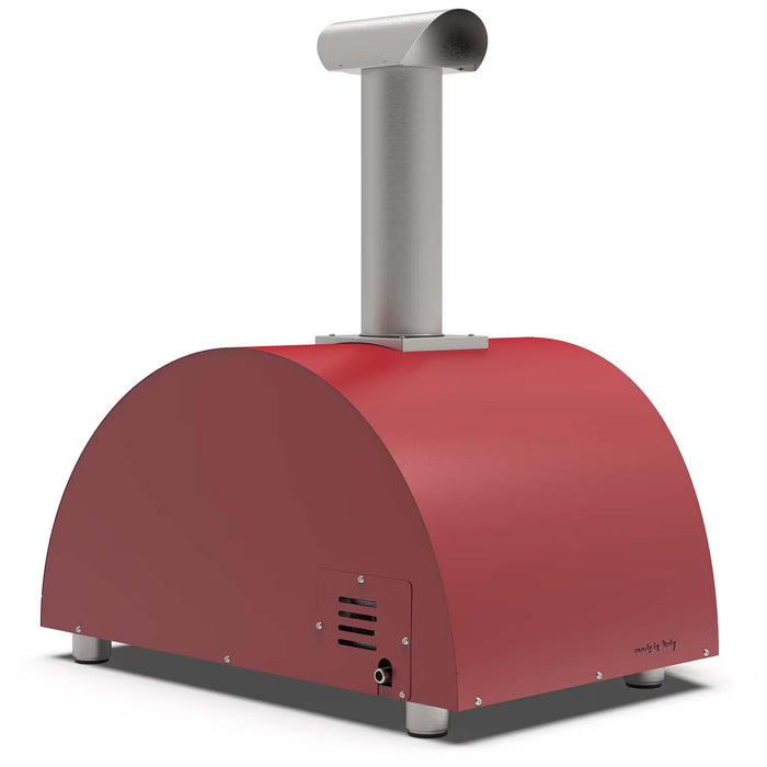 Alfa Moderno 2 Pizze Gas Pizza Oven - Ruby Red