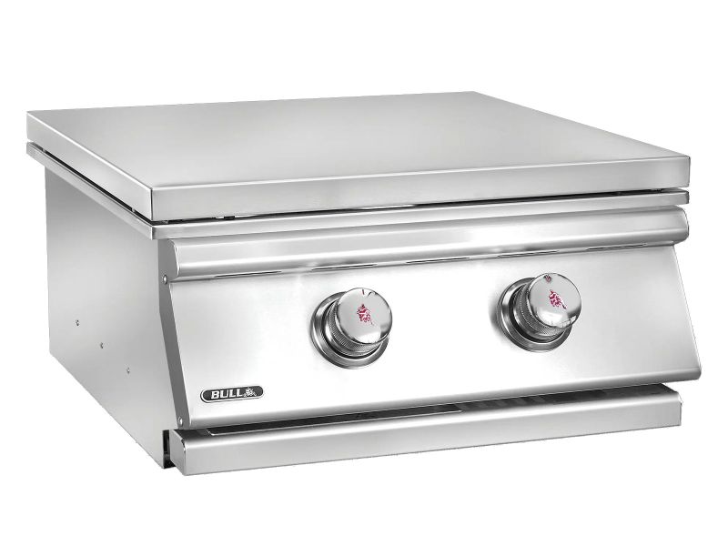 Bull Built-In Gas Stainless Steel Power Burner W/ Stainless Steel Lid