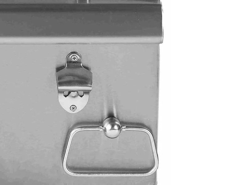 Bull 30-Inch Stainless Steel Slide-In Bar Center with Ice Chest & Sink - 97623