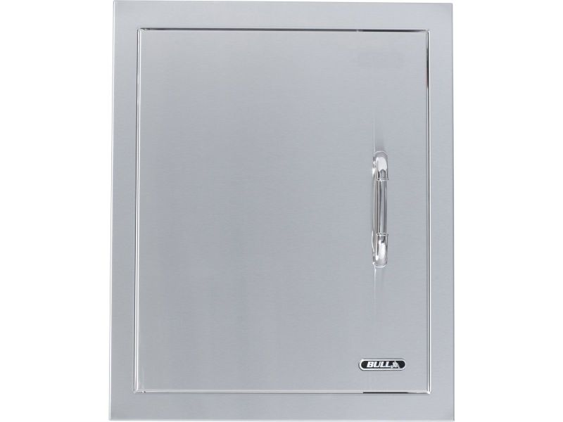 Bull 18-Inch Left Hinged Stainless Steel Single Vertical Access Door with Reveal - 98560