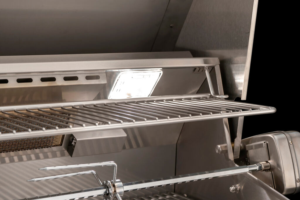 American Outdoor Grill 24-Inch L Series Built-In Gas Grill w/ Backburner & Rotisserie Kit - AOG24L