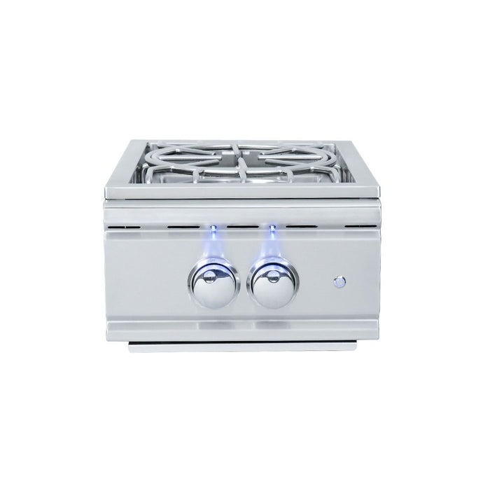 RCS Pro Series Built-In Power Burner W/ Stainless Steel Lid - RSB3A