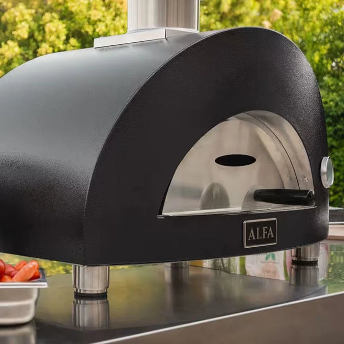 Alfa Moderno 1 Pizze Gas Pizza Oven - Anthracite Gray