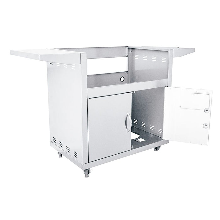 RCS Premier Series 32-Inch 4-Burner Built-In Natural Gas Grill With Rear Infrared Burner & Grill Lights - RJC32AL