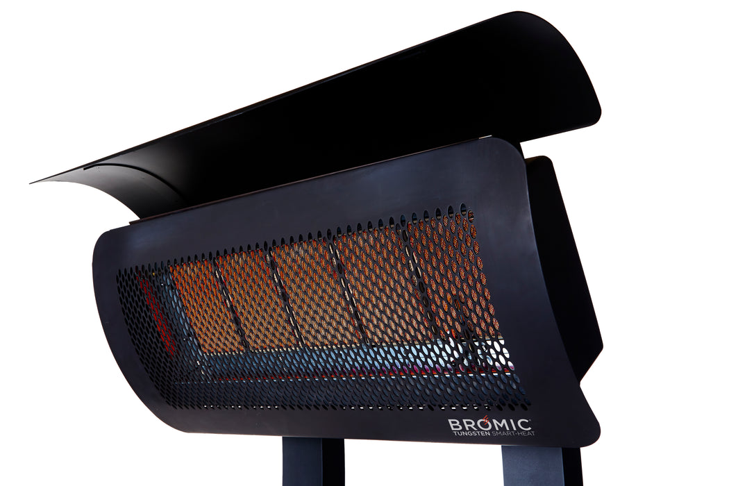 Bromic Heating Tungsten Smart-Heat 38,500 BTU Natural Gas Freestanding Portable Patio Heater - BH0510005