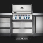 Napoleon Prestige PRO 500 4-Burner Built-in Gas Grill w/ Rotisserie
