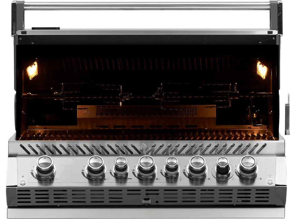 Napoleon Prestige PRO 665 5-Burner Built-in Gas Grill w/ Rotisserie