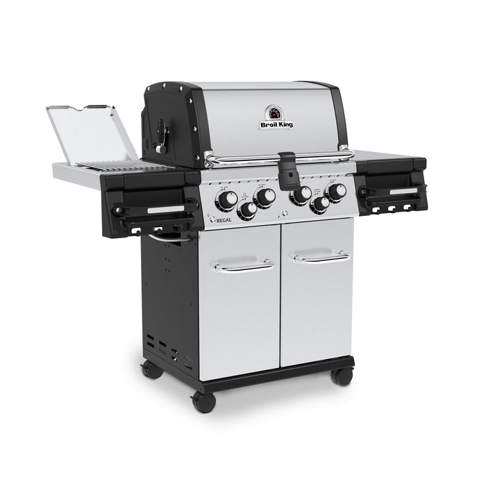 Broil King Regal S 490 PRO IR 4-Burner Gas Grill With Rotisserie & Infrared Side Burner