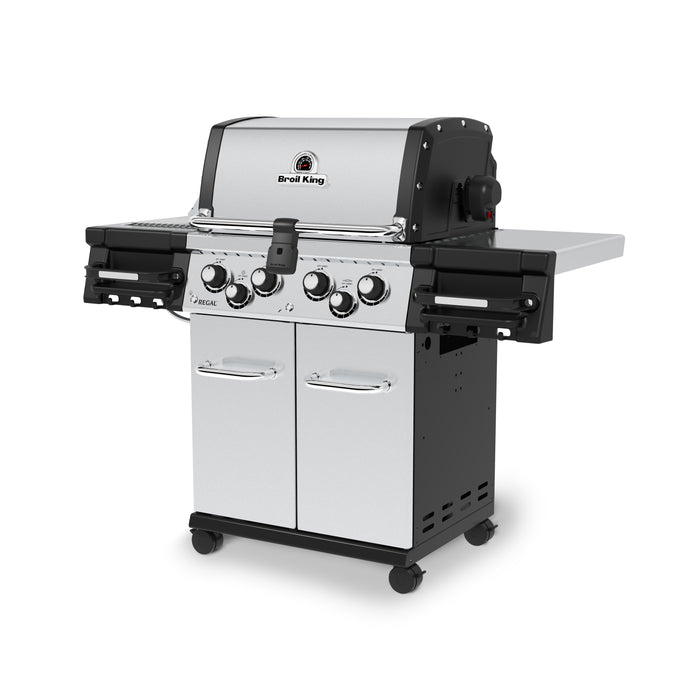 Broil King Regal S 490 PRO IR 4-Burner Gas Grill With Rotisserie & Infrared Side Burner
