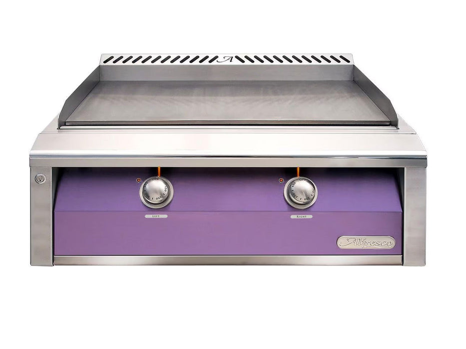 Alfresco 30-Inch Built-In Griddle in Lilac Blue - AXE-30GT-S4005
