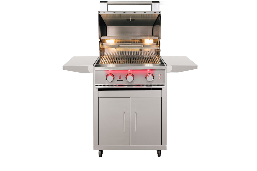 TrueFlame 25-Inch 3-Burner Freestanding Gas Grill