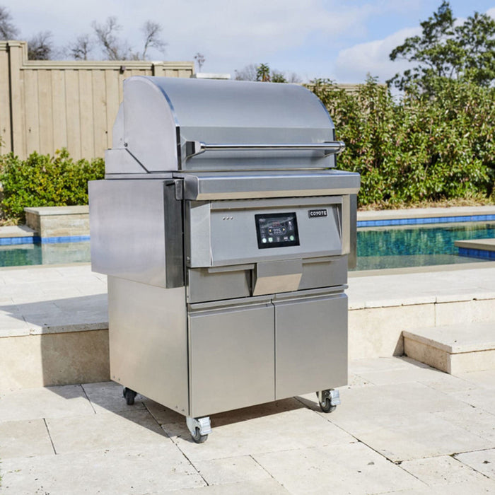 Coyote 28 Inch Freestanding Pellet Grill - C2P28-FS