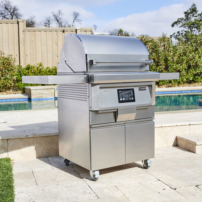 Coyote 28 Inch Freestanding Pellet Grill - C2P28-FS