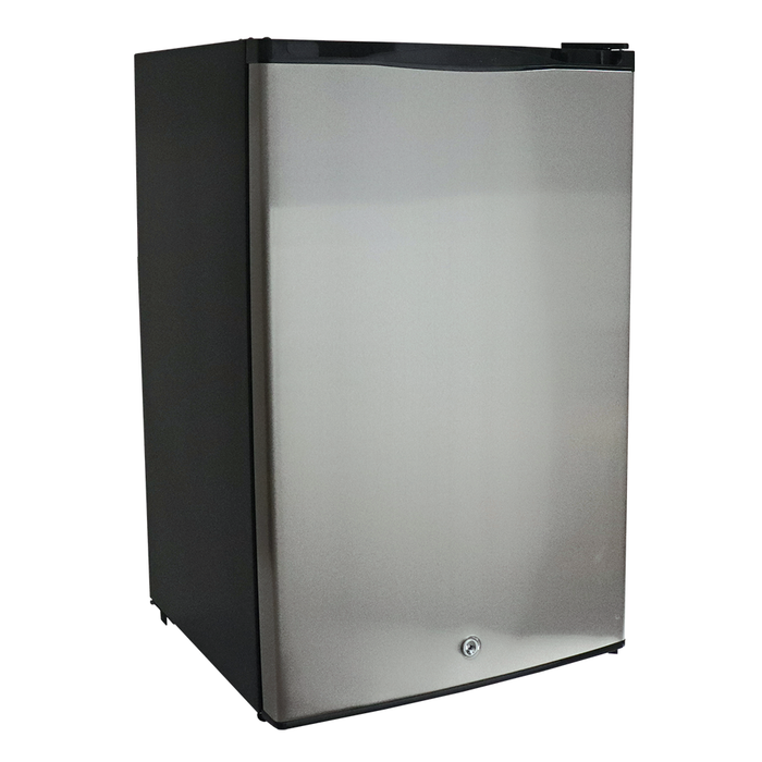 RCS Compact Refrigerator With Recessed Handle - Stainless Steel - REFR1A