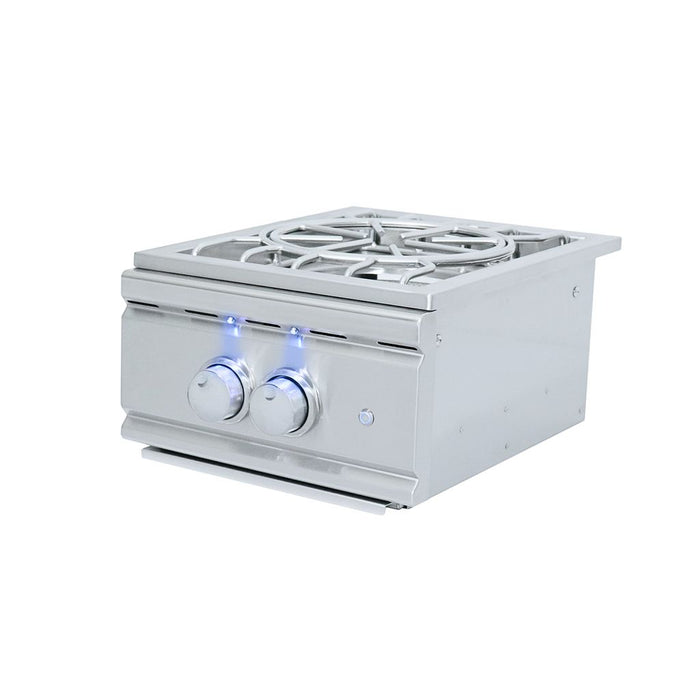 RCS Pro Series Built-In Power Burner W/ Stainless Steel Lid - RSB3A