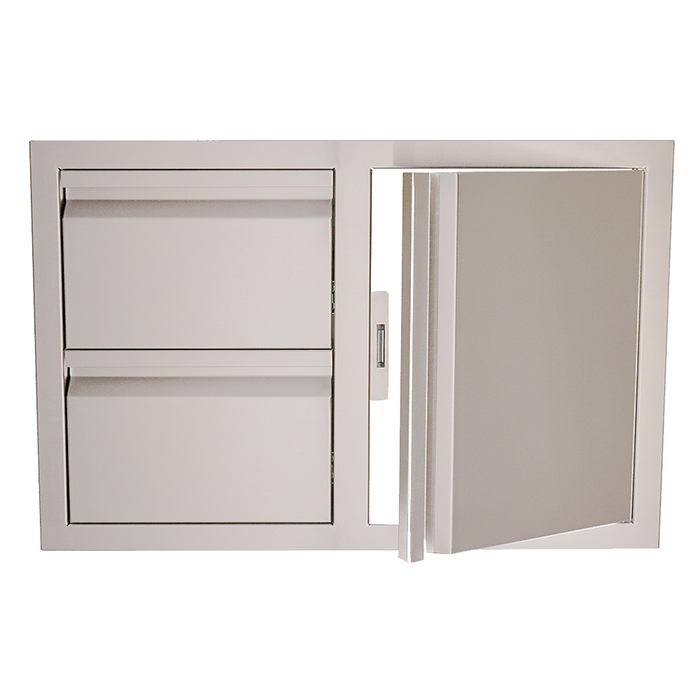 RCS Valiant Double Soft Close Drawer & Right Hinge Door Combo - VDC1SCR