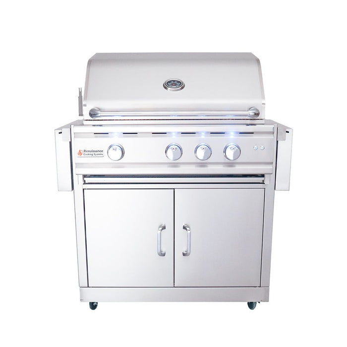 RCS Stainless Steel Grill Cart For 30-Inch RCS Grills - RONMC
