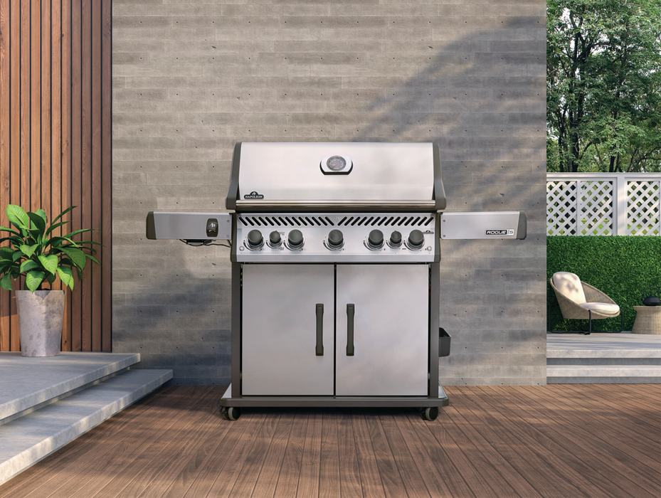 Napoleon Rogue PRO-S 625 5-Burner Gas Grill with Infrared Side and Rear Burner