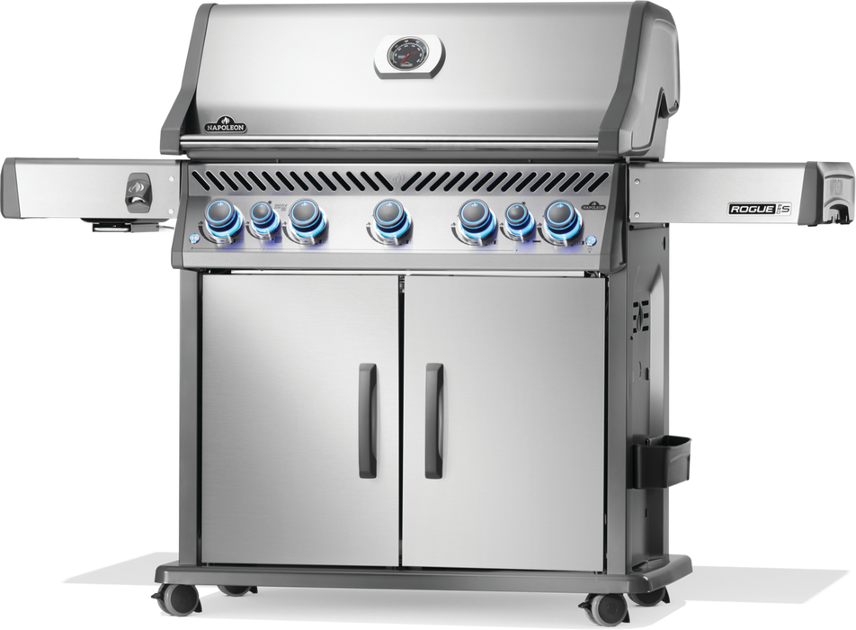 Napoleon Rogue PRO-S 625 5-Burner Gas Grill with Infrared Side and Rear Burner