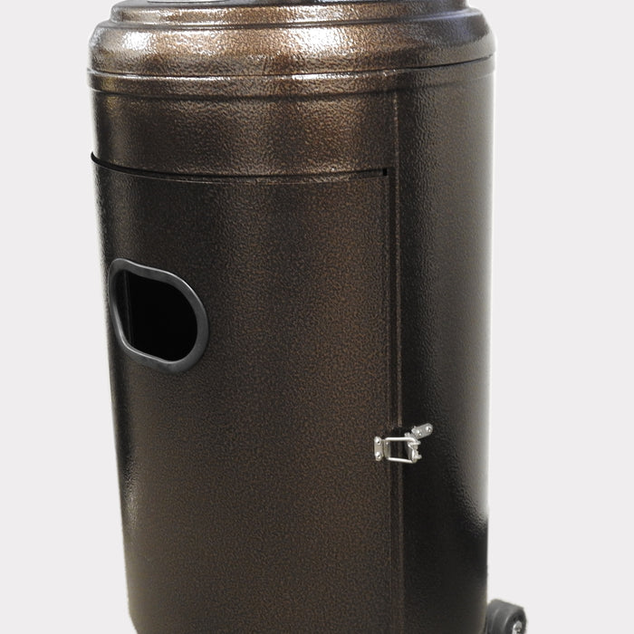 AZ Patio Heaters 48,000 BTU Propane Gas Patio Heater With Table - Hammered Bronze