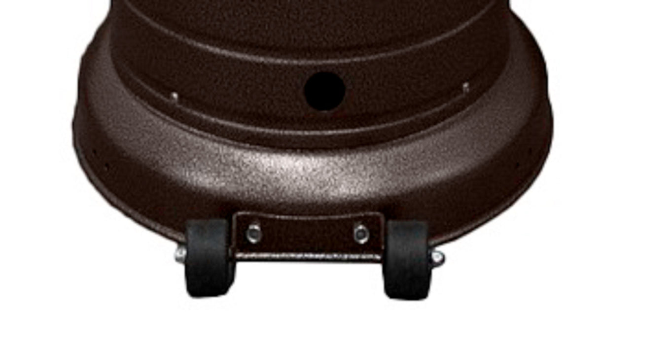 AZ Patio Heaters 48,000 BTU Propane Gas Patio Heater With Table - Hammered Bronze