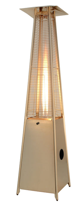 AZ Patio Heaters 40,000 BTU Quartz Glass Tube Propane Patio Heater - Stainless Steel