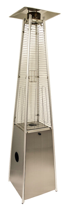 AZ Patio Heaters 40,000 BTU Quartz Glass Tube Propane Patio Heater - Stainless Steel
