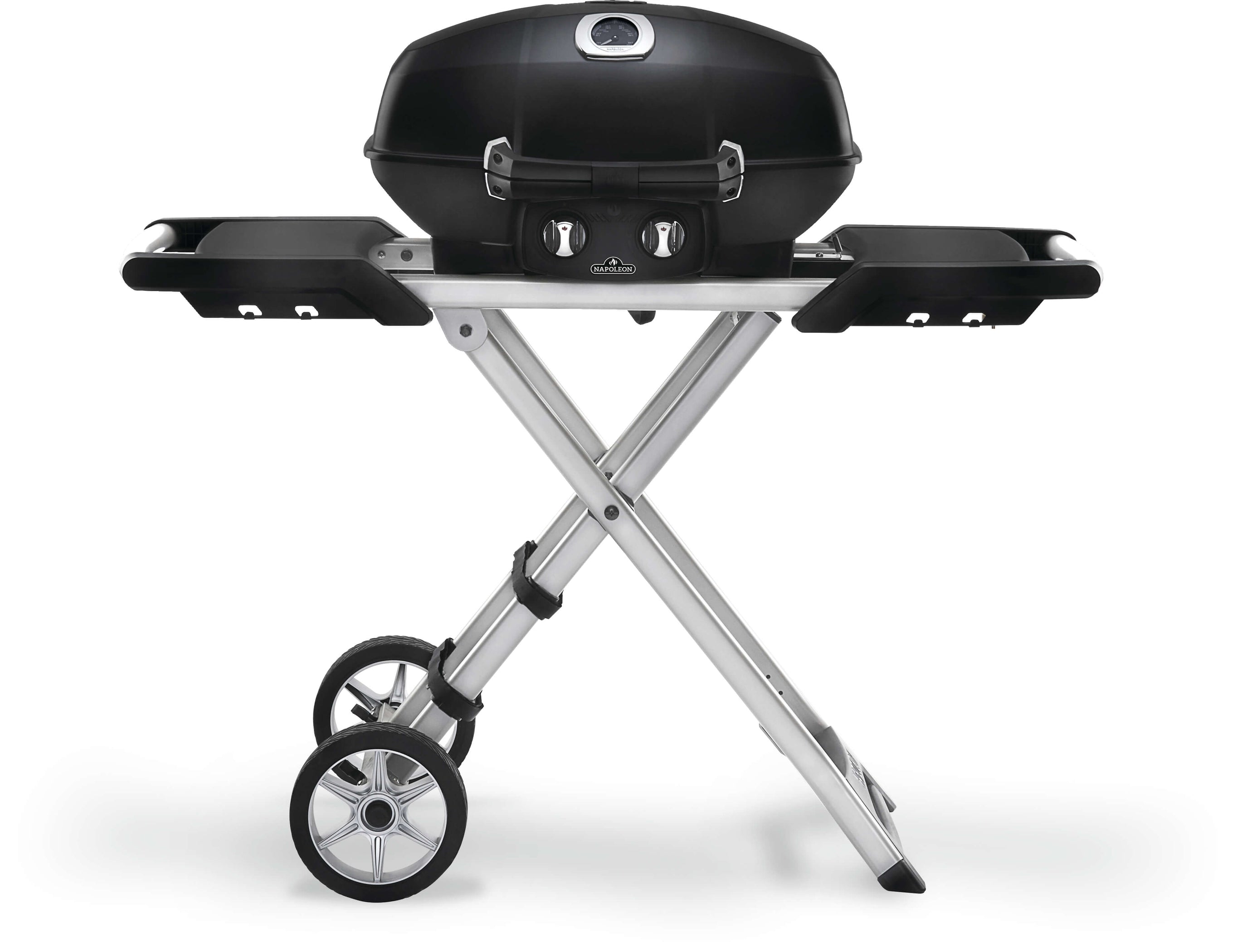 Napoleon TravelQ™ PRO285X Portable Propane Gas Grill with Scissor Cart ...